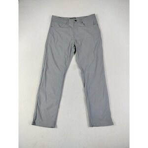 Hudson & Barrow Pants Mens 34x30 Gray Performance Tech Chino Casual Workwear